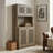 Arrastia 4 Door Kitchen Pantry With Microwave Shelf