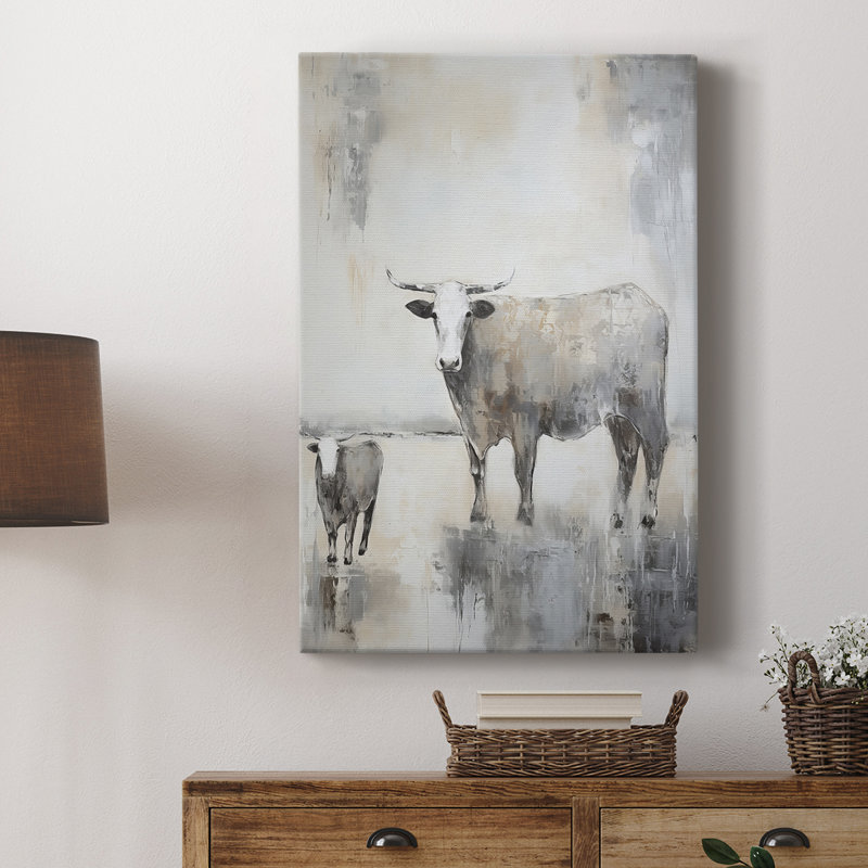 ANIMALS Series CCLxxi - Toile tendue avec châssis de qualité supérieure - Prêt à être accroché, H 18 po x l 12 po