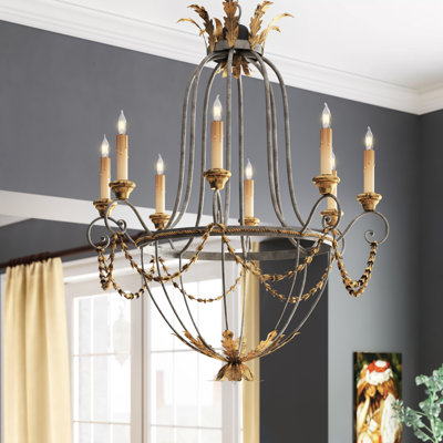 Elegance 8 - Light Dimmable Empire Chandelier