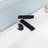 Single-Hole Single-handle Bathroom Faucet with Drain Assembly-87497625