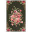 Tapis noir / rouge à motif floral Tammie-426775658