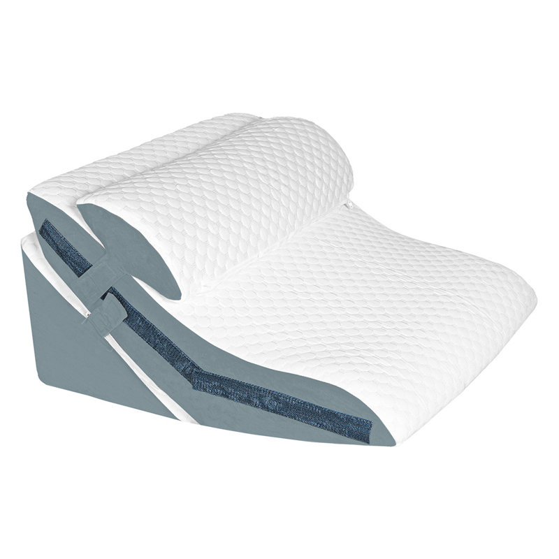  Large Wedge Pillow Cooling Memory Foam Orthopaedic Bed Cushion Acid Reflux