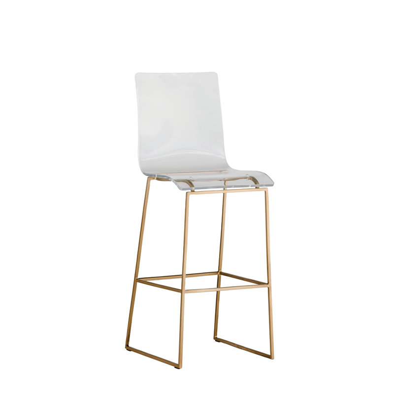King Stool, Antique Gold, Bar Stool (30.25" Seat Height)
