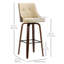 Tabouret de bar pivotant 30,5 po Barvick-77676457