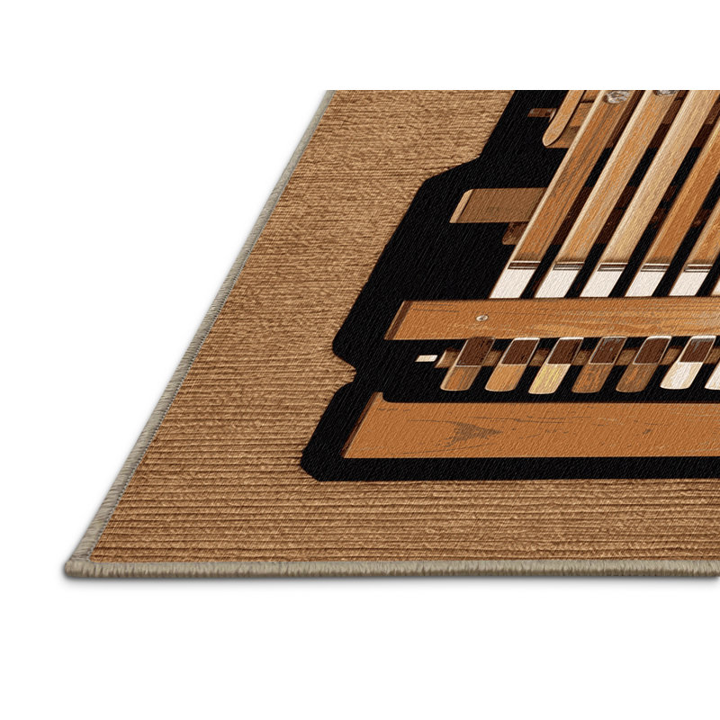  Tapis lavable Marimba, Rectangulaire 8 pi x 10 pi