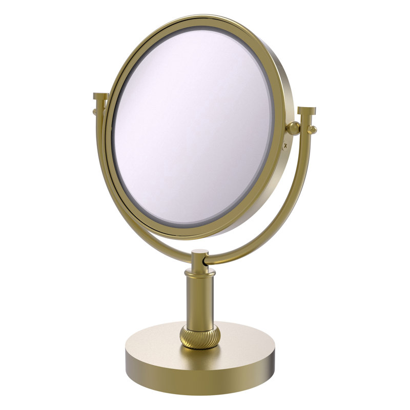 Mooresville Metal Mirror, Satin Brass, 3x