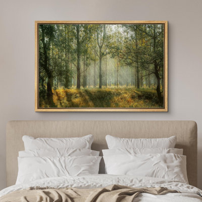 Paysage naturel «Summer Vibrant Tree Forest» sur