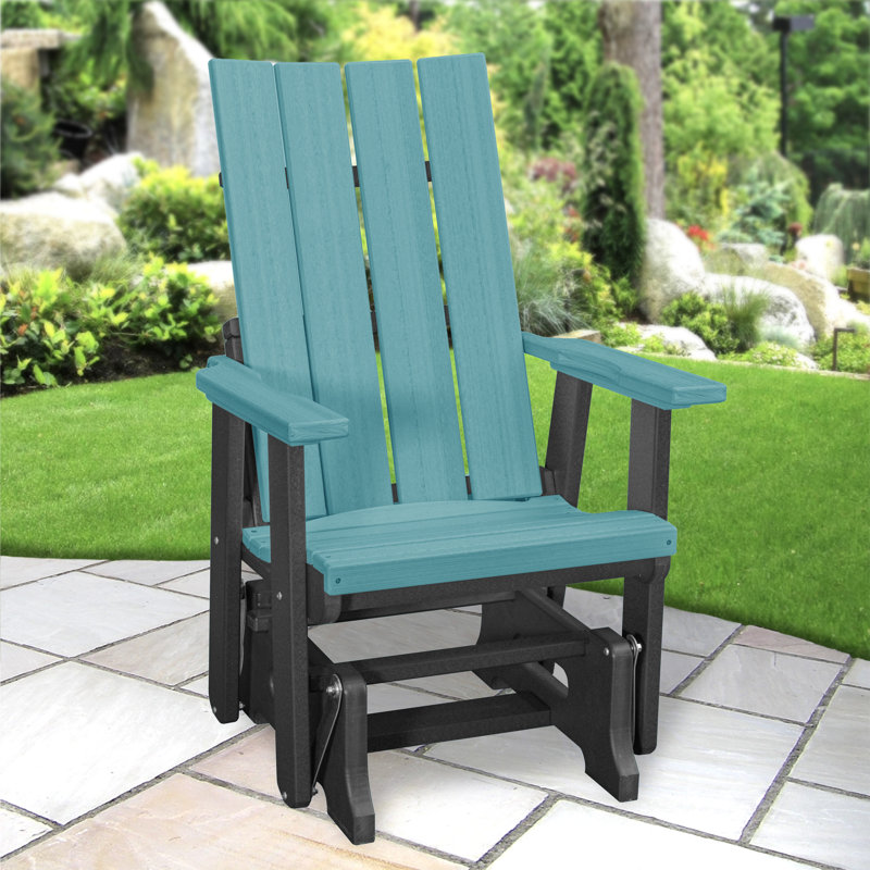 Fauteuil oscillant Brandon American Furniture Classics Model 415WWWT, Bleu / Noir