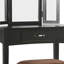 Ensemble de meuble-lavabo avec tabouret et miroir Inglestone Common-28854525