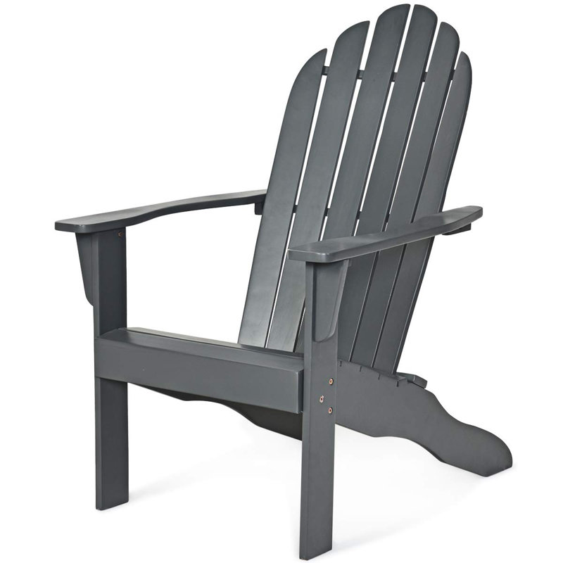 Adirondack House by the Sea Garden Chair, Grey