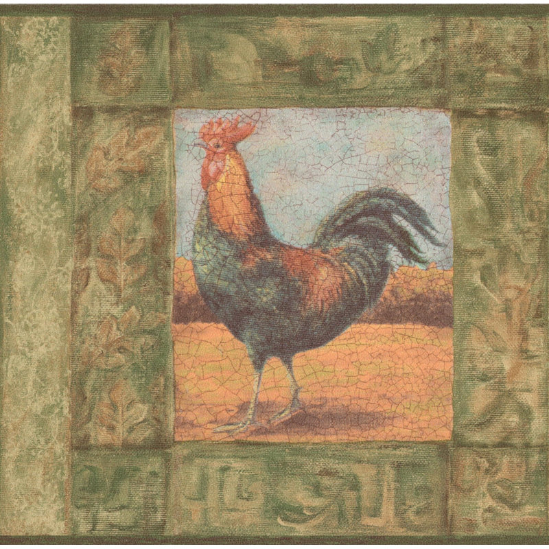 Bordure de papier peint Douglas, Vert