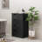 Bathroom Storage Cabinet with Drawers and Adjustable Shelf, Black