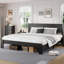 Structure de lit en bois Gambrill, silencieuse, sans sommier, grand rangement sous le lit-1830652778-1848658892