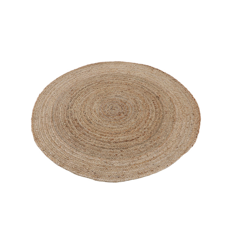 Nele Jute Rug, Round 60 cm, Beige