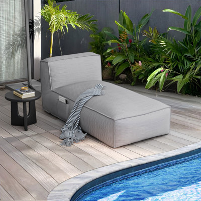 Outdoor Chaise Lounge Bean Bag Chair