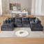 Canapé modulaire rembourré et désossé 6 pièces 6 pièces-619940500-613843741
