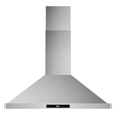 30"" 380 CFM Ductless Wall Mount Range Hood in Stainless Steel -  Cosmo, COS-63175S-DL