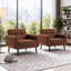 Faux Leather Accent Chair-1261814940