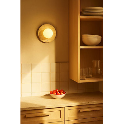 Elegant Wall Lamp with Travertine Body, Beige & White | 9.5 in Height, 4 in Base Plate | On/Off Button on Cable, Socket Type: G9 Max 10W (Bulb Not Included) | Stylish Lighting for Home Decor & Ambiance