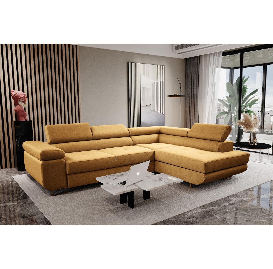 Ecksofa Messerly mit Bettfunktion