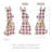 Bunny Hop MDF All Ears Lavender Check Bunny In Burlap Scarf 13x6x1-106207816