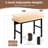 Vuyo 48" Adjustable Heavy-Duty Work Bench with Locking Universal Wheels & Metal Frame,Workshop Garage Table