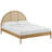 Odette Queen Arched Rattan Cane Platform Bed-108579758