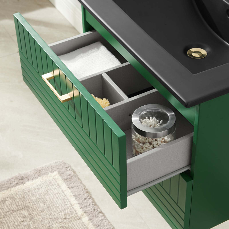 Meuble-lavabo 24 po Day Break par Modway, Vert