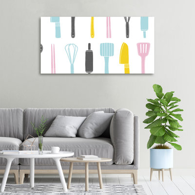 Kitchen Tools - No Frame Print on Canvas