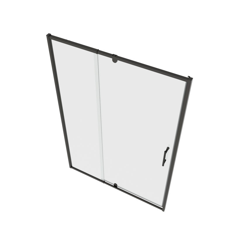 38-42" W X 71" H Piovt Swing Glass Shower Door,Pivot Frame Sliding Shower Door With 1/4"(6Mm) Clear SGCC Tempered Glass, Finish Shower Doors,Reversible Installation