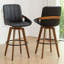 Ensemble de 4 tabourets de bar et de comptoir pivotants en cuir Modern-990115139-990115137-990115138
