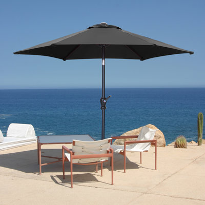 7.5' Outdoor Patio Umbrella with Tilt and Crank