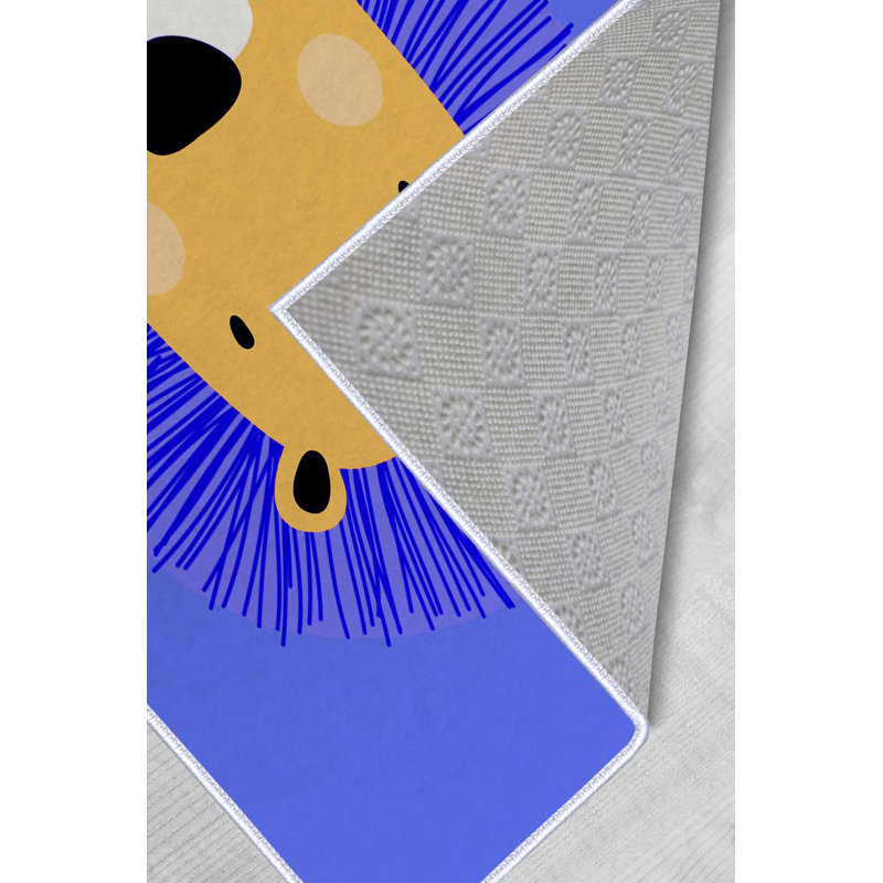 Premium Woven Area Rug, 5.2 x 7.5 Feet, 100% Polyester, Antibacterial, Non-Slip PVC Underside | 3D Digital Printed Design, 0.3 in Pile Height | Machine Washable, Ideal for Living Room & Bedroom Decor