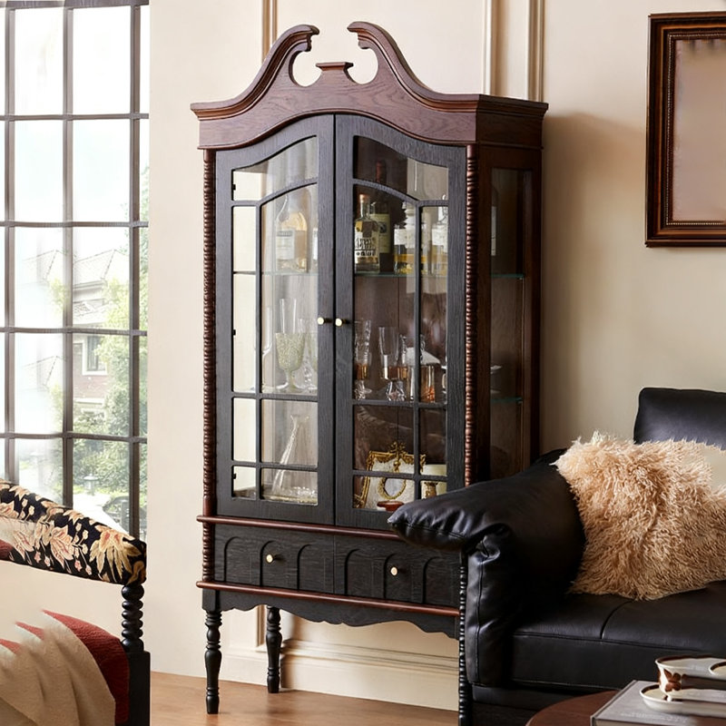 Vitrines en bois massif