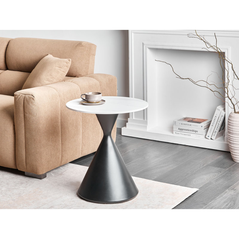 Ceramic Black HAIWEE Side Table