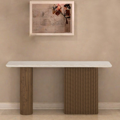 Console en bois massif de style chinois