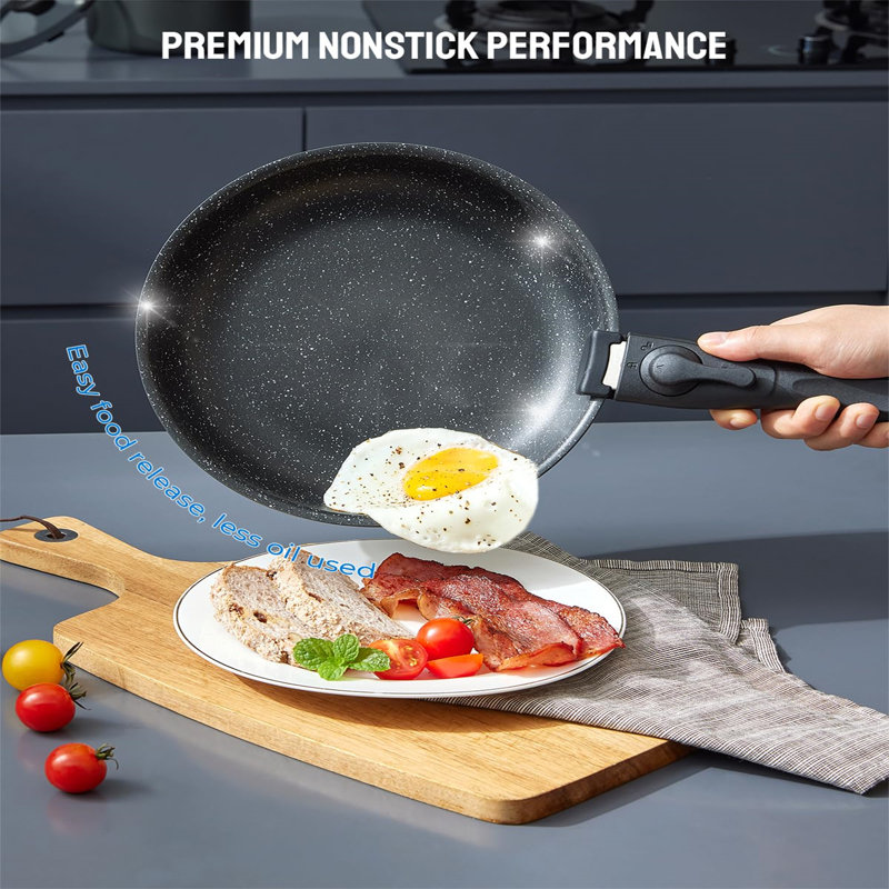 Metrodora 10 - Piece Granite Cookware Set