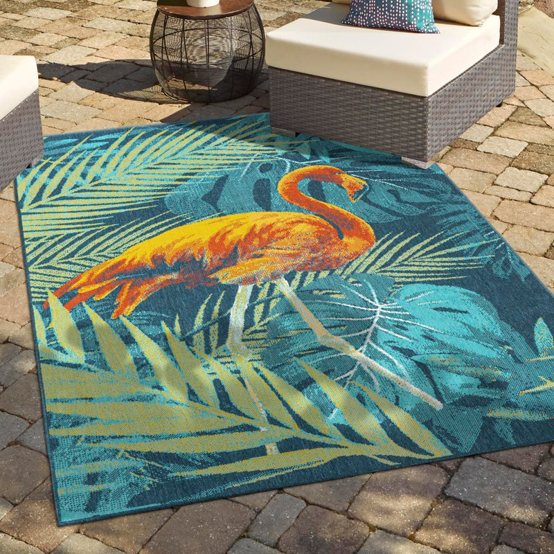 Tapis d'extérieur intérieur / extérieur Coastal, Rectangle 4 pi 1 po x 6 pi 1 po