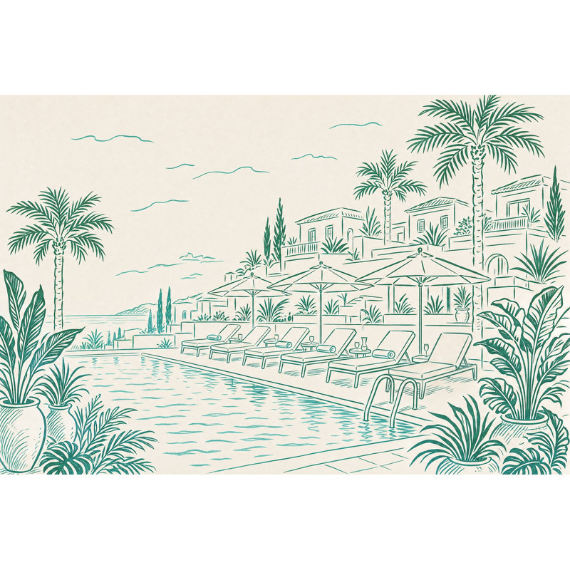 Décoration murale amovible Walls, 160 po x 108 po, Non tissé
