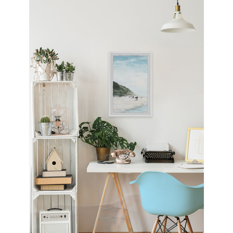 Surfer's Hideaway - Single Picture Frame Painting, 91cm H x 61cm W x 3.81cm D