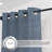 Dawan Faux Linen Semi-Sheer Grommet Curtain Panels-2034590667-2034590656