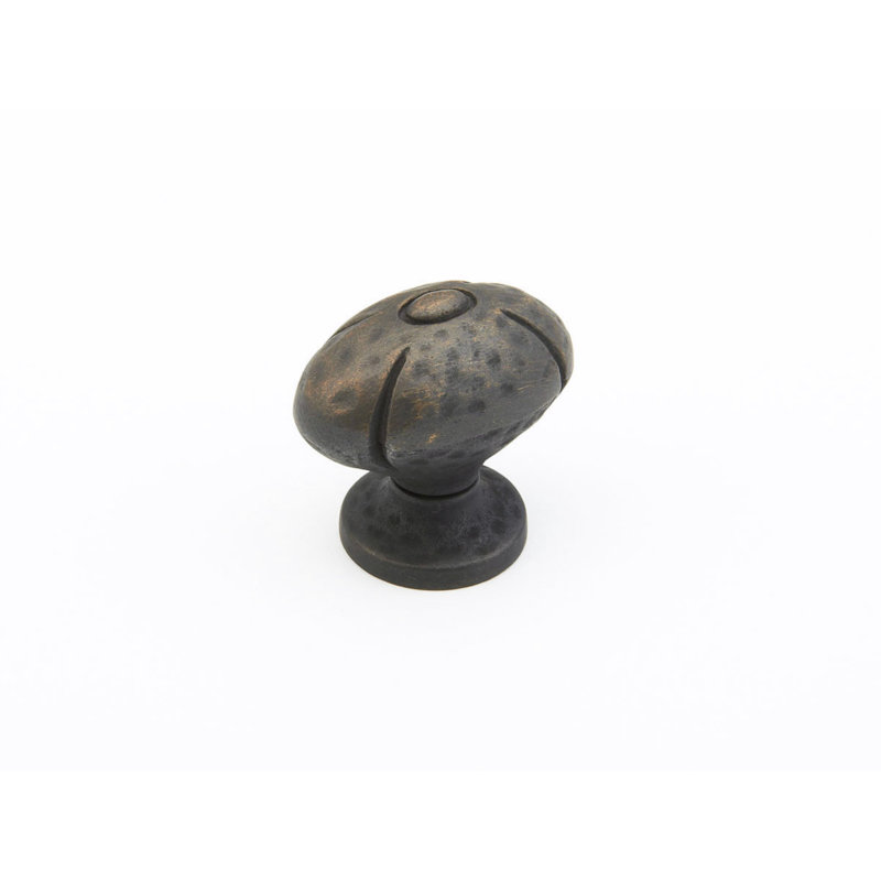 Siena Round Knob, Ancient Bronze