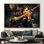 «Sherlock Holmes Inspired Violinist Modern», art sur toile pour la décoration de salle de musique