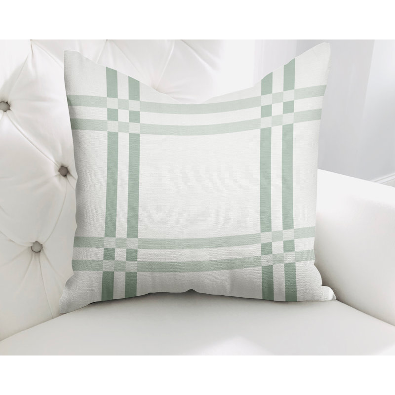  Housse et insert de coussin en coton Thea, L 19 po x H 19 po, Émeraude