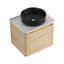 Meuble-lavabo mural 24 po avec lavabo d'art en céramique et porte à fermeture en douceur 24 po-121938608