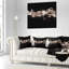 Fumée blanche fractale - coussin imprimé abstrait-30057093-30057097