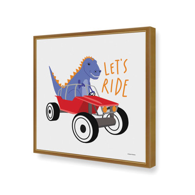 «Let's Ride Dinosaur» par Rachel Nieman, reproduction d'art