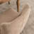 Upholstered Boucle Accent Chair Full Back Barrel Chair Armless Living Room Chairs With Solid Wood Base-1662527499