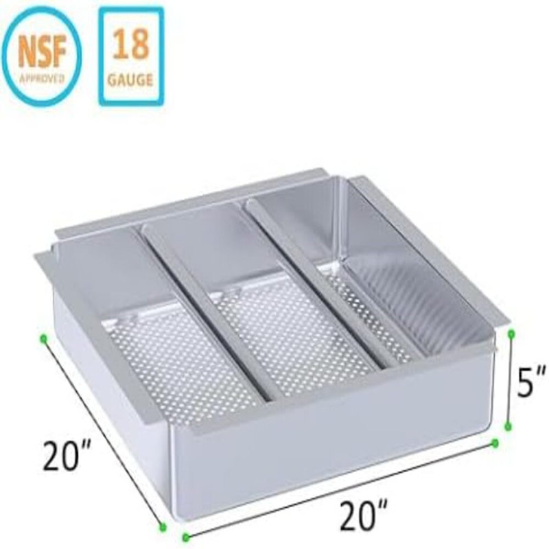 Express KitchQuip Stainless Steel Food Strainer