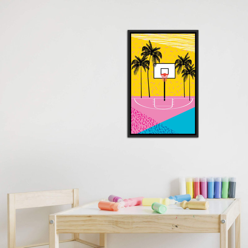 Dope - reproduction d'art, H 26 po x l 18 po x 1,5 po, Toile avec cadre noir patiné, Pas de tapis
